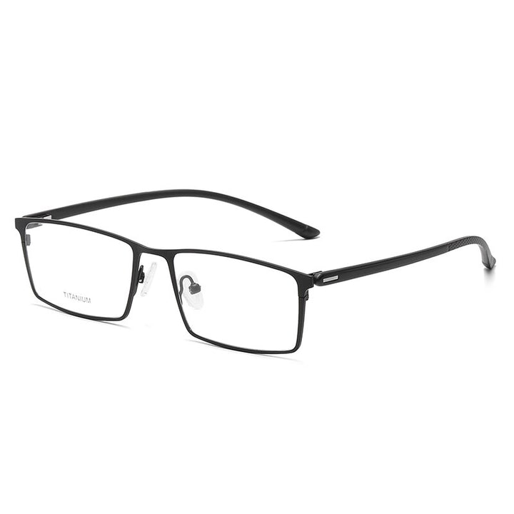 Reven Jate Unisex Full Rim Square Titanium Eyeglasses P9850 Full Rim Reven Jate   