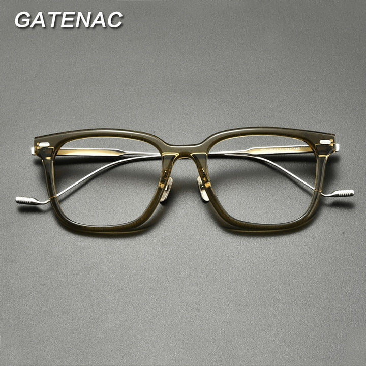 Gatenac Square Eyeglasses - Stylish and Durable – FuzWeb