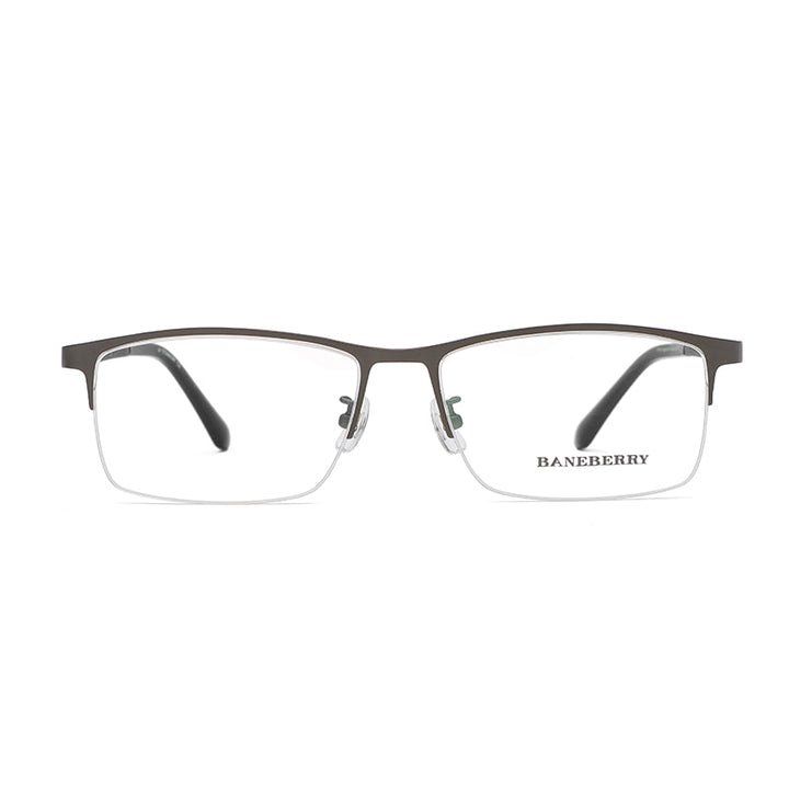 Zirosat Unisex Eyeglasses Frame Pure Titanium 71111 Half Rim Semi Rim Zirosat   