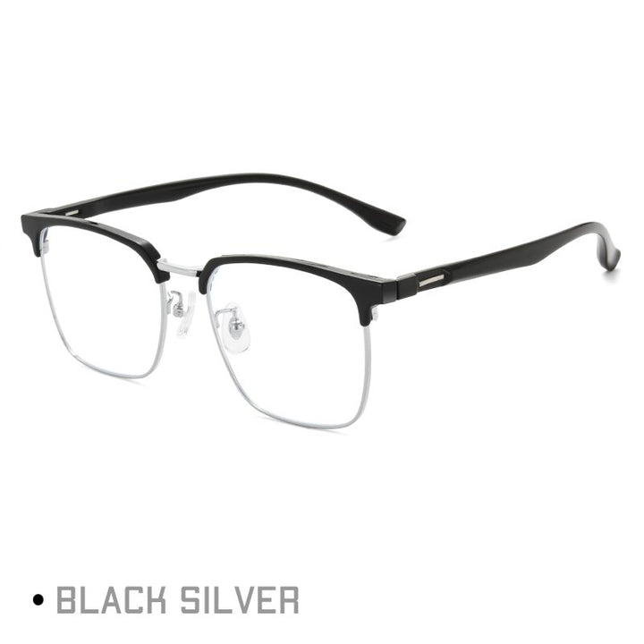 Gmei Unisex Full Rim Square Tr 90 Alloy Eyeglasses Tm16 Full Rim Gmei Optical C2  