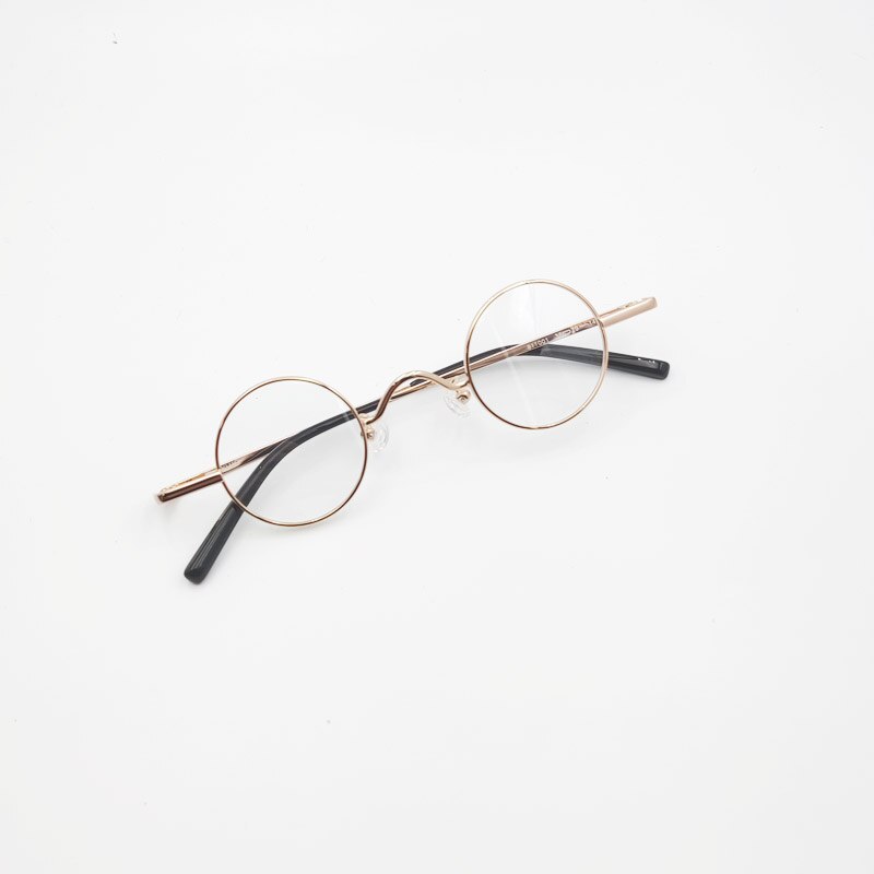 Yujo Unisex Full Rim Round 36mm Alloy Eyeglasses Full Rim Yujo   
