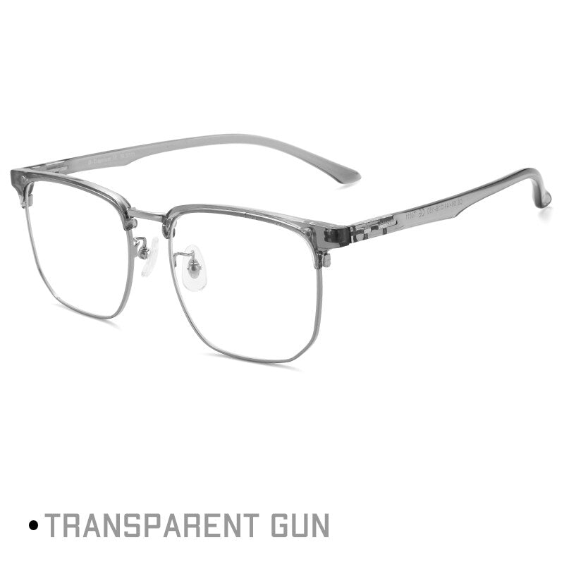 Gmei Unisex Full Rim Square Alloy Tr 90 Eyeglasses Tm11 Full Rim Gmei Optical C6  