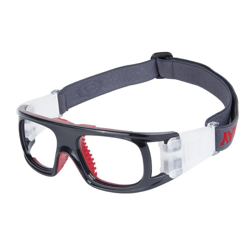 Yimaruili Unisex Full Rim Square Tr 90 Sports Eyeglasses SP0862 Sport Eyewear Yimaruili Eyeglasses Black Red  