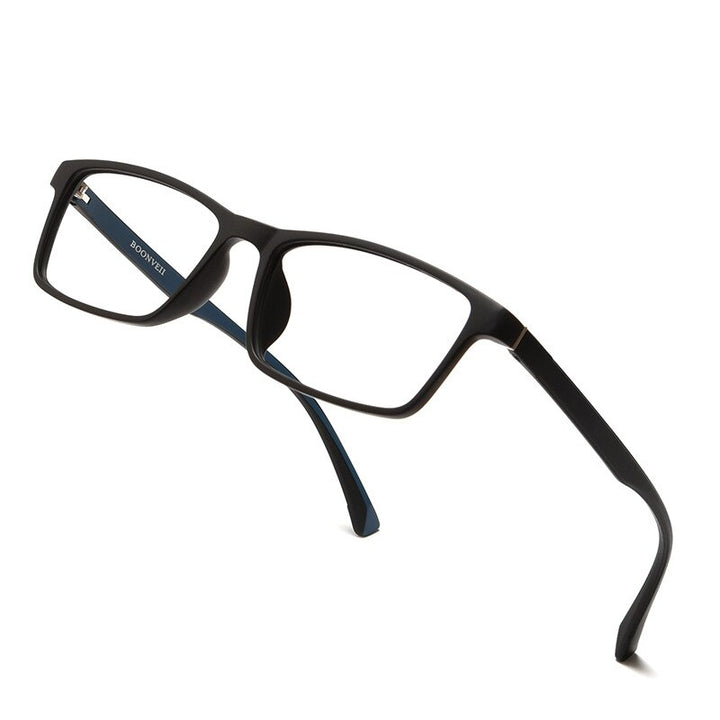 Yimaruili Unisex Full Rim Square Tr 90 Sport Eyeglasses Vb8004 Sport Eyewear Yimaruili Eyeglasses   