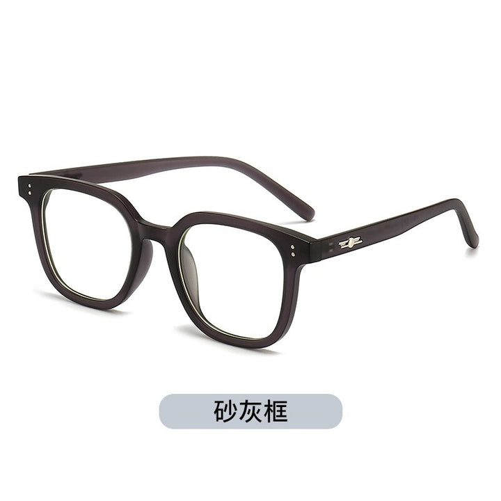 Kansept Unisex Full Rim Square Tr 90 Titanium Eyeglasses 8019 Full Rim Kansept Matte grey  