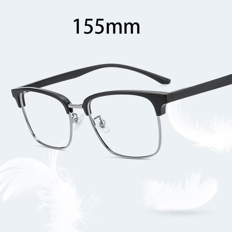 Cubojue Unisex Full Rim Oversized Square Tr 90 Titanium Alloy Hyperopic Reading Glasses 3513 Reading Glasses Cubojue   