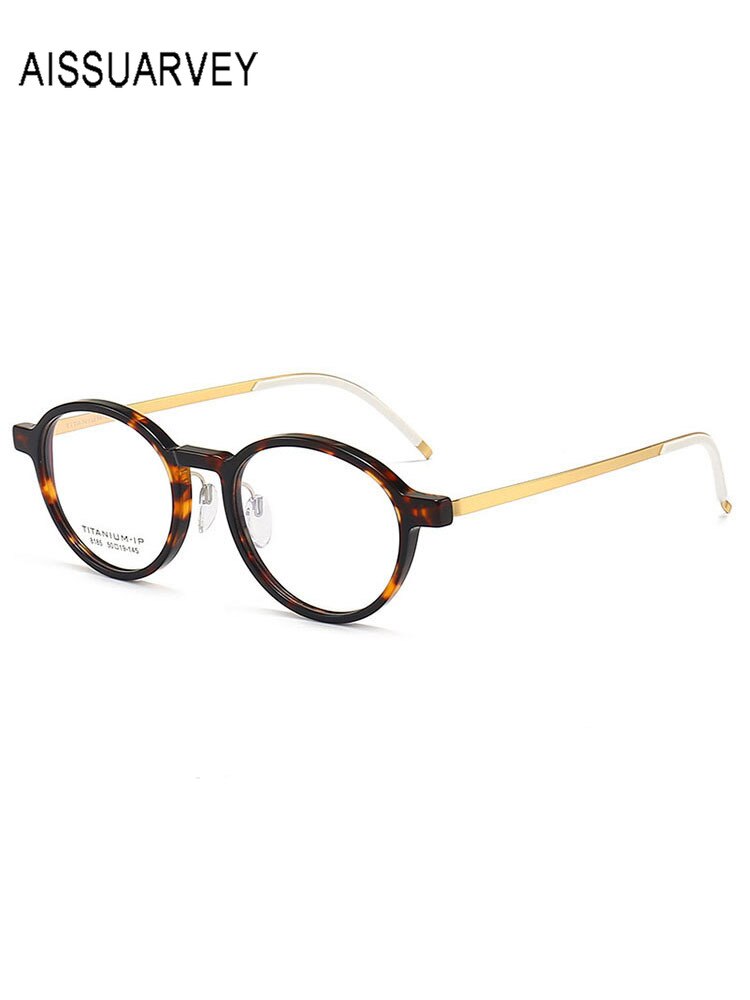Small Round Titanium Frame Eyeglasses - AISSUARVEY – FuzWeb
