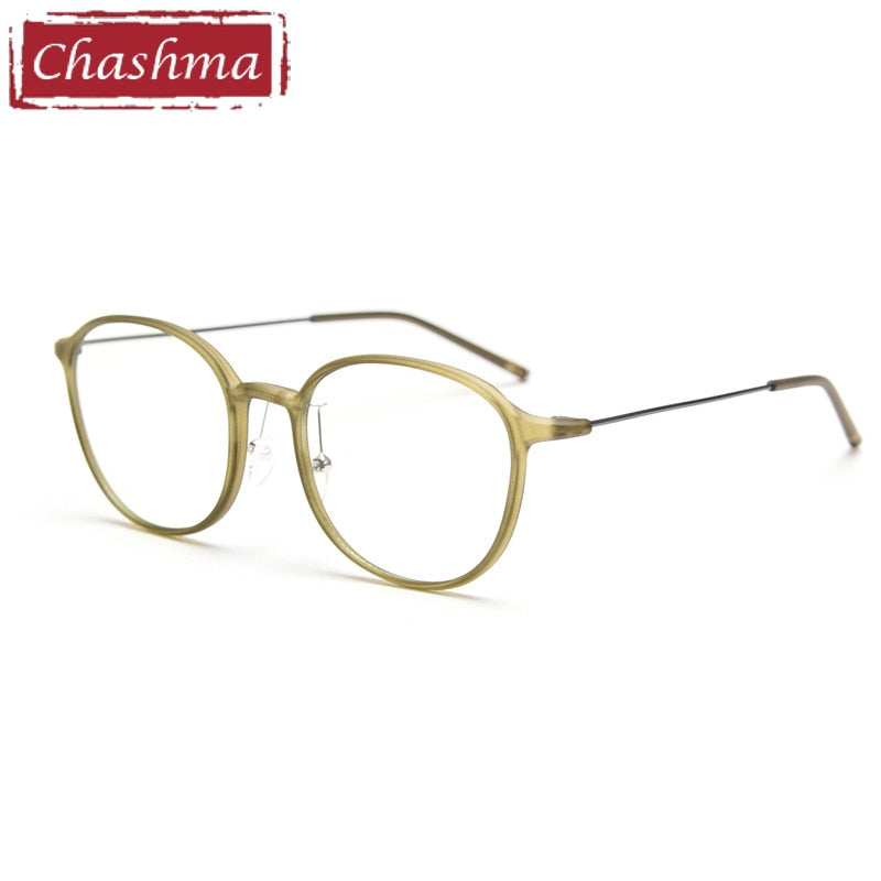 Chashma Round TR90 Eyeglasses Frame Lentes Optics Light Women Small Circle Quality Student Prescription Glasses For RX Lenses Frame Chashma Ottica   