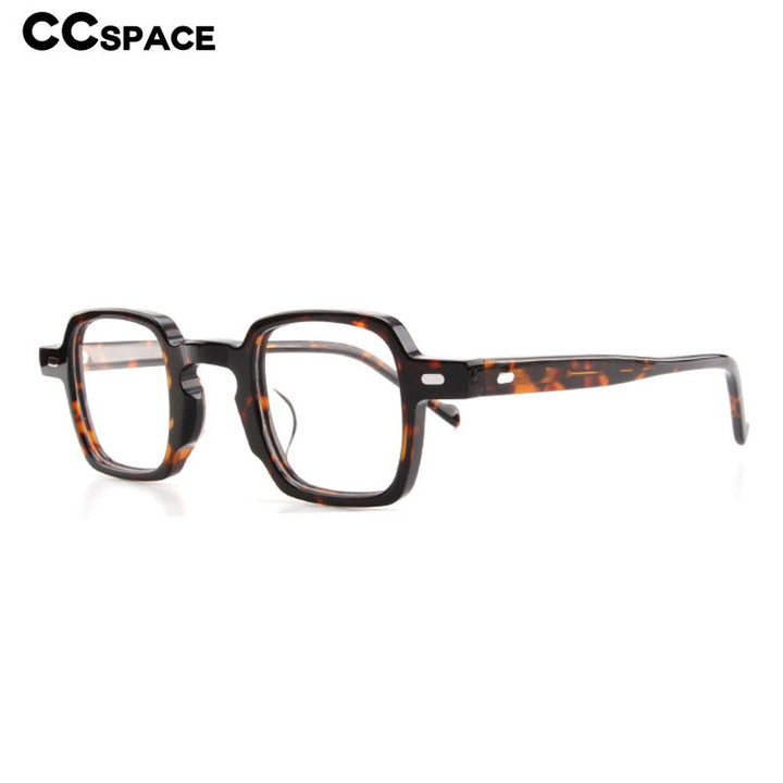 CCSpace Women's Full Rim Square Acetate Eyeglasses 55241 Full Rim CCspace   