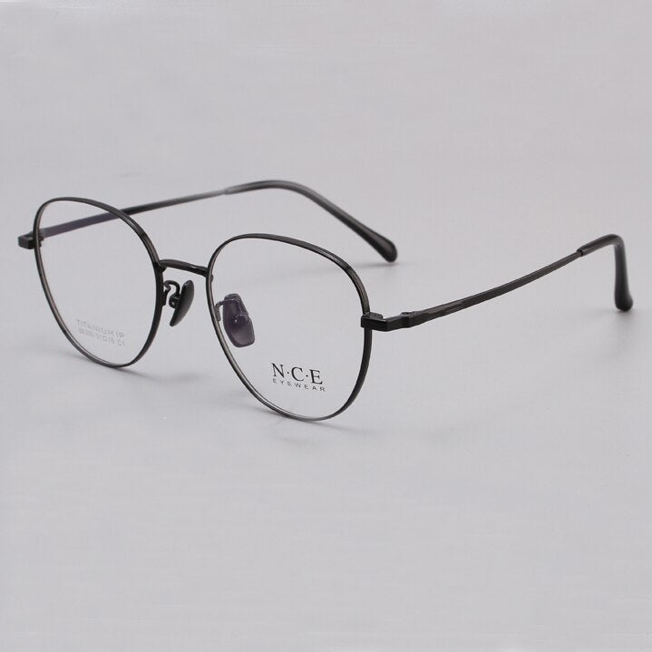 Zirosat Unisex Eyeglasses Frame Pure Titanium 88309 Frame Zirosat black  