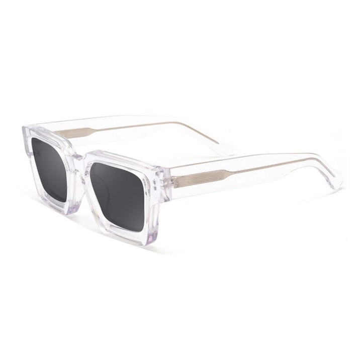 Gatenac Women's Full Rim Rectangle Acetate Frame Polarized Sunglasses Tyj66 Sunglasses Gatenac   