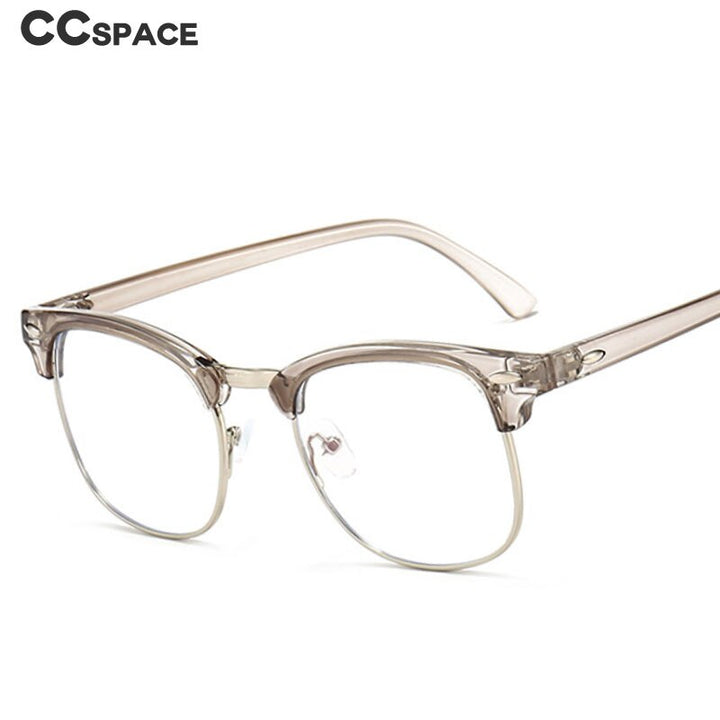 CCSpace Unisex Full Rim Square Tr 90 Eyeglasses 54622 Full Rim CCspace   