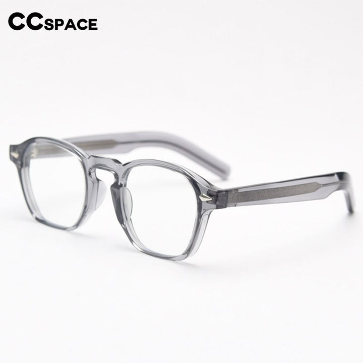 CCSpace Unisex Full Rim Square Tr 90 Acetate Eyeglasses 54998 Full Rim CCspace   