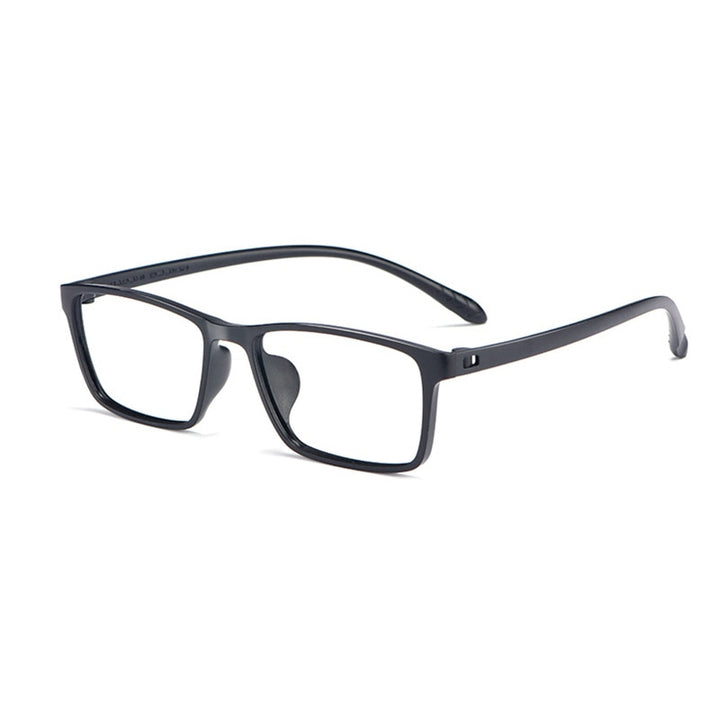 Yimaruili Unisex Full Rim Square Tr 90 Ultem Anti Blue Light Reading Glasses X1/X2 Reading Glasses Yimaruili Eyeglasses   