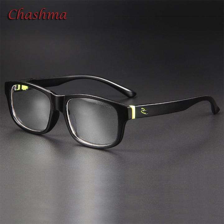 Chashma Ochki Unisex Full Rim Square Tr 90 Titanium Sport Eyeglasses 0048 Sport Eyewear Chashma Ochki   