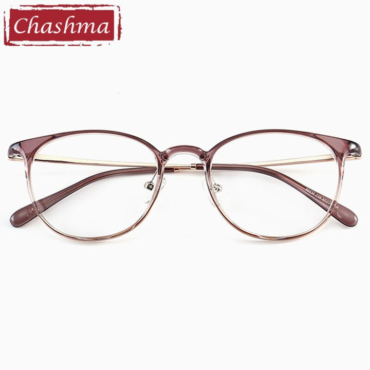 Chashma Unisex TR 90 Titanium Round Full Rim Frame Eyeglasses 90039 Full Rim Chashma   
