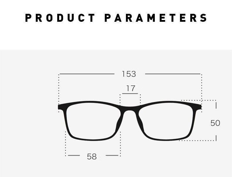 Cubojue Unisex Full Rim Large Square Tr 90 Titanium Frame Eyeglasses Full Rim Cubojue   