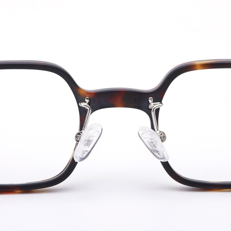 Muzz Unisex Full Rim Polygon Square Acetate Frames Eyeglasses Pes10 Full Rim Muzz   