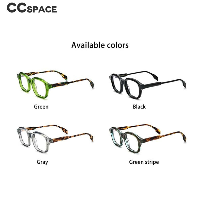 CCSpace Full Rim Acetate Eyeglasses – FuzWeb