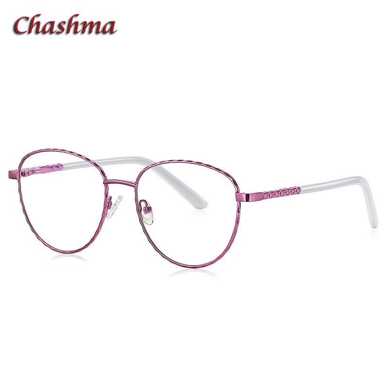 Chashma Ochki Unisex Full Rim Oval Square Stainless Steel Eyeglasses 3031 Full Rim Chashma Ochki   