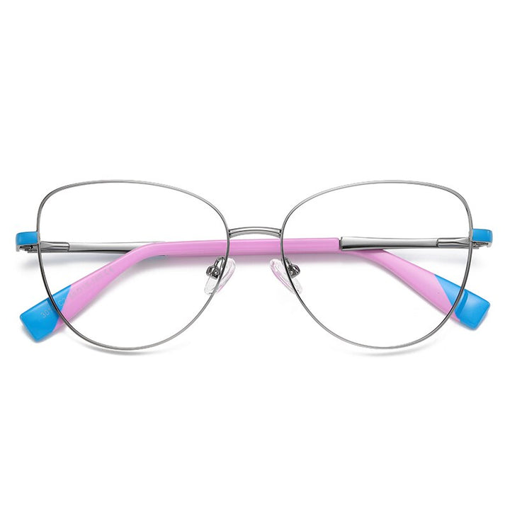 Hdcrafter Women's Full Rim Cat Eye Frame Eyeglasses 3019 Full Rim Hdcrafter Eyeglasses C2  