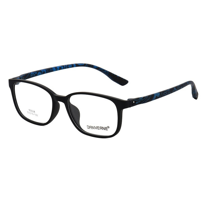 Zirosat Unisex Full Rim Square Ultem Frame Eyeglasses M2038 Full Rim Zirosat C5  