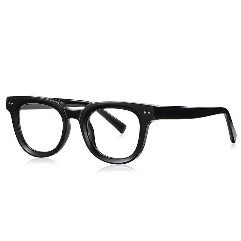 Hotony Women's Full Rim Square Cat Eye Tr 90 Eyeglasses 2120 Full Rim Hotony   