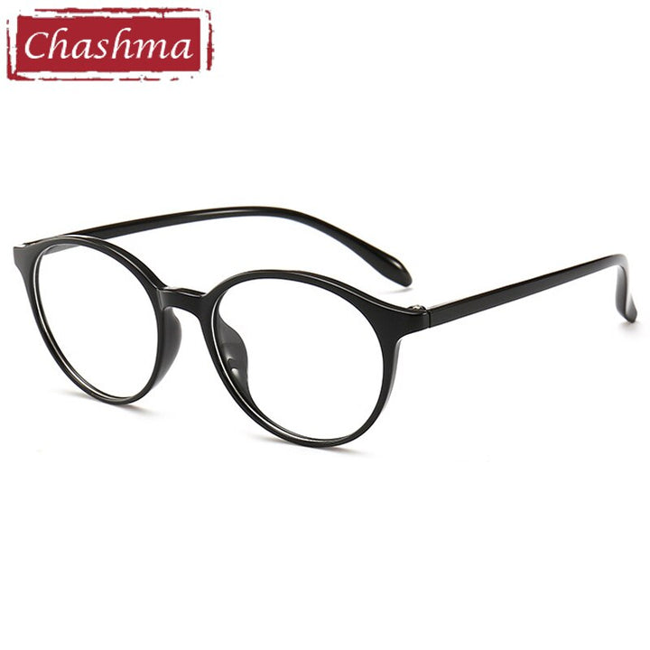 Chashma Unisex Full Rim Round TR 90 Titanium Frame Eyeglasses 6057 Full Rim Chashma   