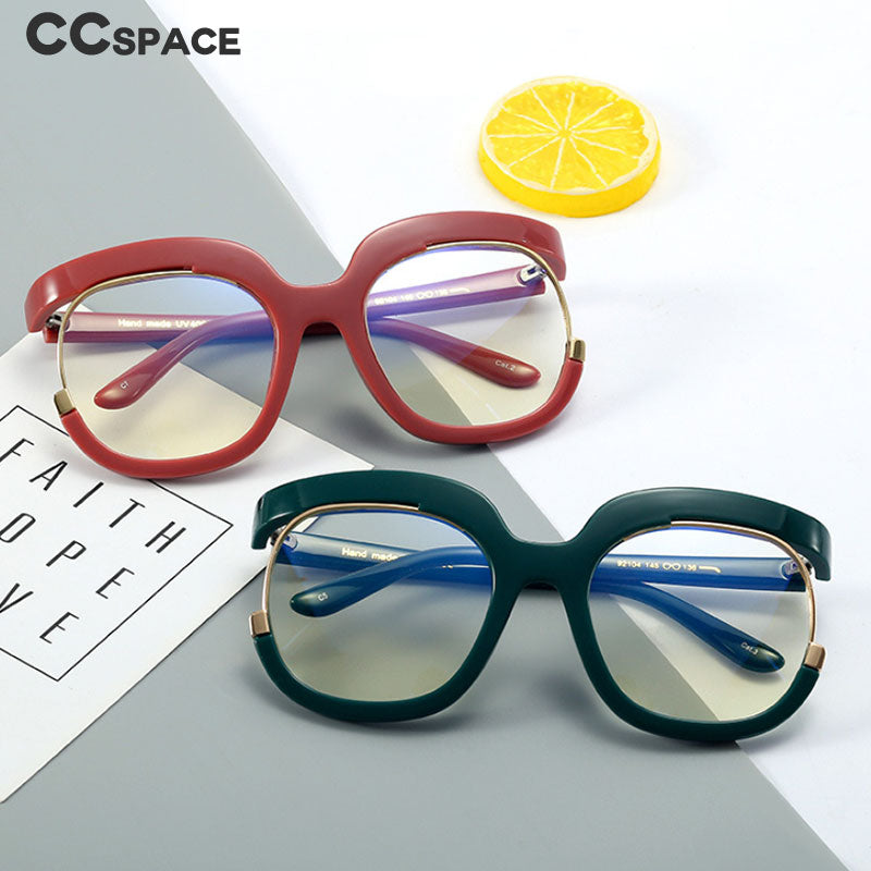 CCSpace Women's Full Rim Oversized Cat Eye Resin Frame Eyeglasses 45057 Full Rim CCspace   