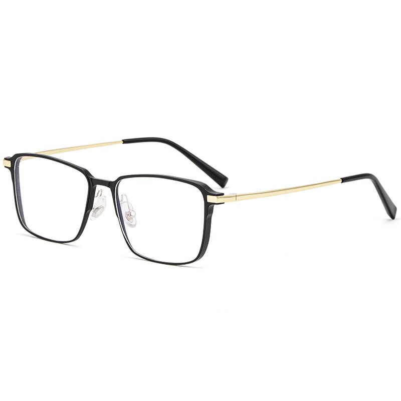 Hotochki Men's Full Rim Square Titanium Eyeglasses L5058 Full Rim Hotochki C3  