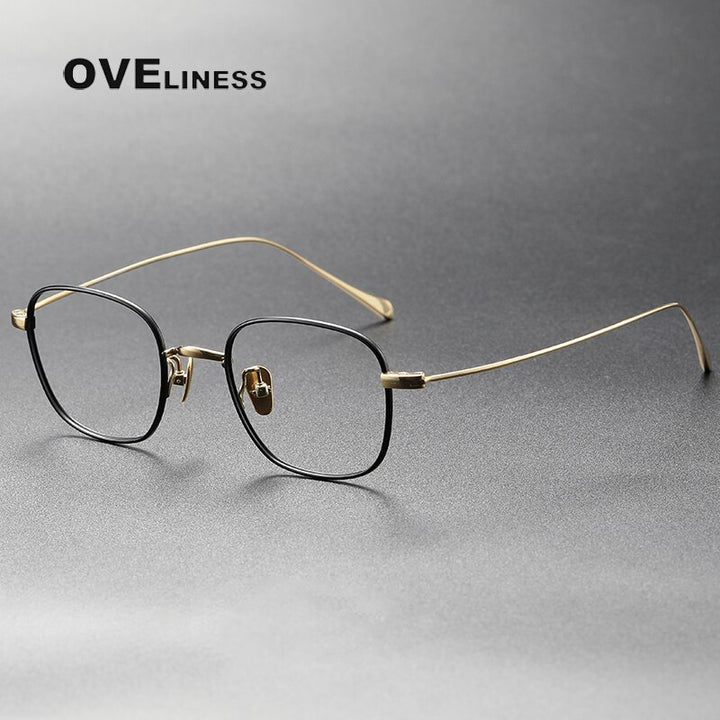 Oveliness Unisex Full Rim Square Titanium Eyeglasses Gws199 Full Rim Oveliness   