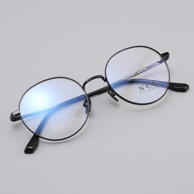 Zirosat Unisex Eyeglasses Frame Pure Titanium 88312 Frame Zirosat   