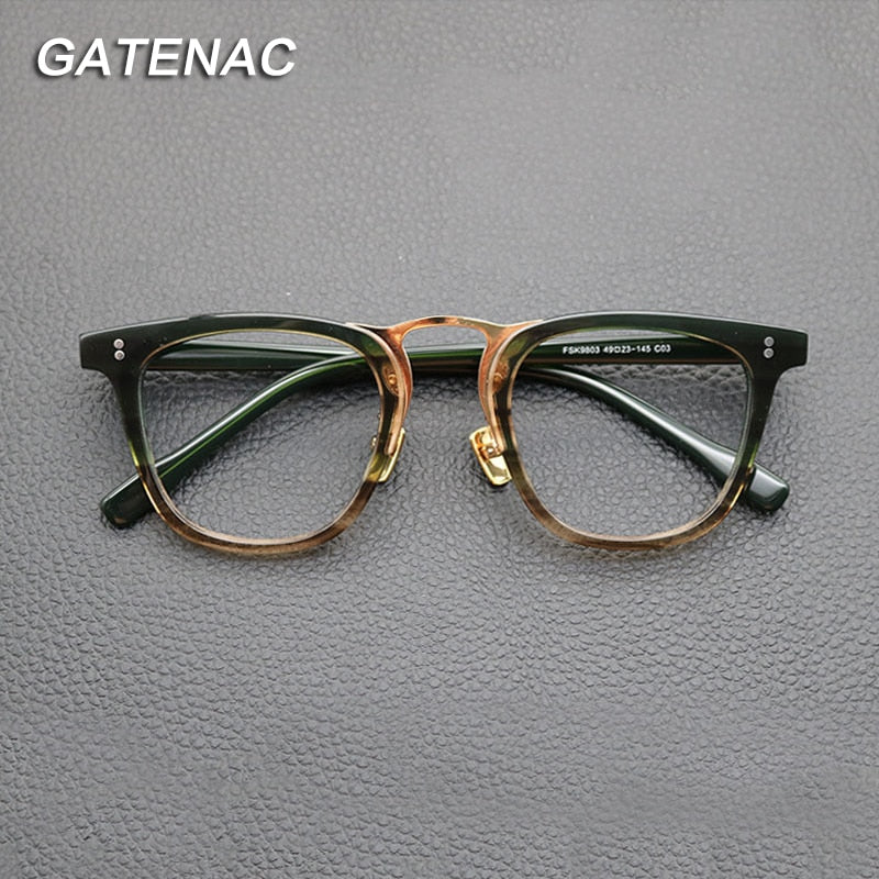 Gatenac Oval Square Eyeglasses – FuzWeb