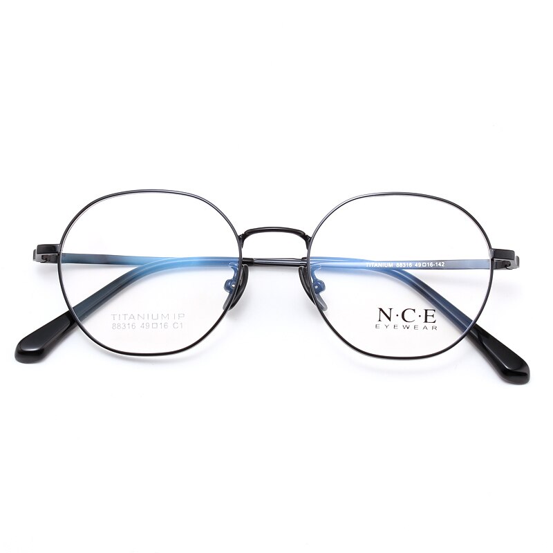 Zirosat Unisex Eyeglasses Frame Pure Titanium 88317 Frame Zirosat   