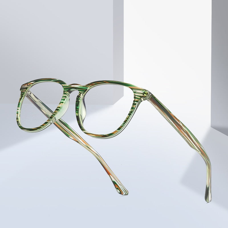 Gmei Women's Full Rim TR 90 Titanium Round Frame Eyeglasses 2059 Full Rim Gmei Optical   