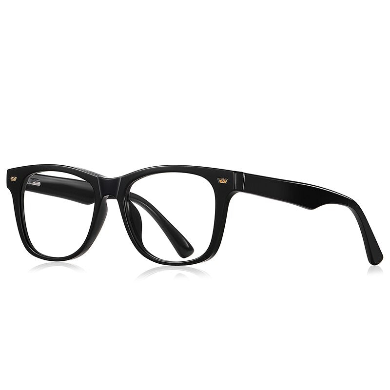 Zirosat Children's Unisex Full Rim Square Tr 90 + Cp Eyeglasses 20215 Full Rim Zirosat C1  