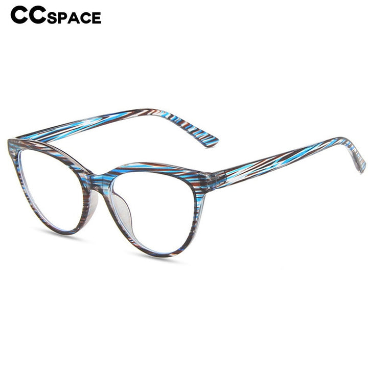 CCSpace Women's Full Rim Cat Eye Acetate Eyeglasses 54547 Full Rim CCspace   
