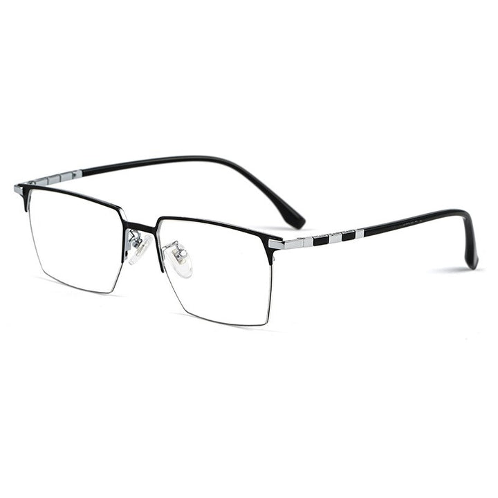 Hotochki Men's Full Rim Square Tr 90 Titanium Frame Eyeglasses T8632t Full Rim Hotochki   
