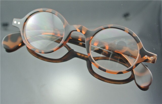Cubojue Unisex Full Rim Small Round Tr 90 Titanium Myopic Reading Glasses 3020 Reading Glasses Cubojue no function lens 0 MULTI 