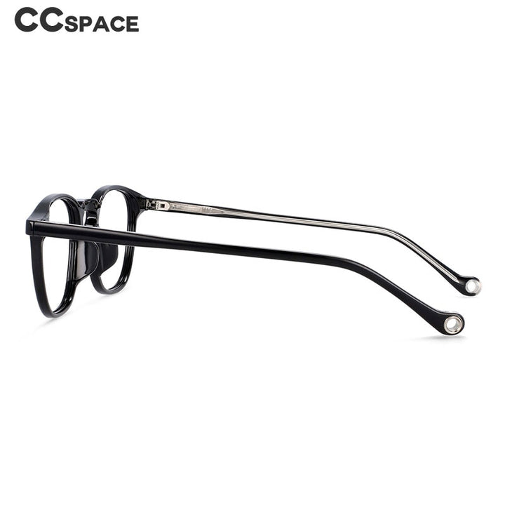 CCSpace Unisex Full Rim Square Oval Tr 90 Titanium Frame Eyeglasses 54228 Full Rim CCspace   