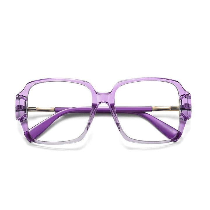 Hotony Women's Full Rim Square Acetate Eyeglasses 2099 Full Rim Hotony   