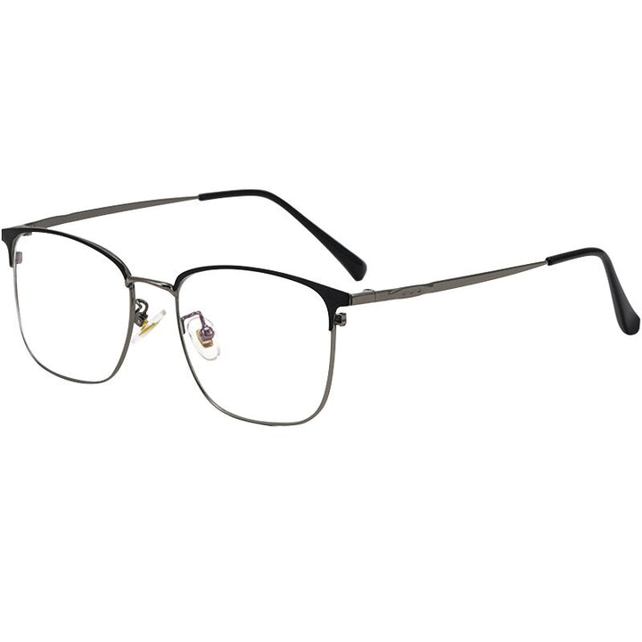 Hotochki Men's Full Rim Square Alloy Eyeglasses 2078H Full Rim Hotochki   
