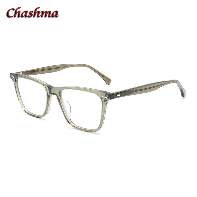 Chashma Ochki Unisex Full Rim Square Acetate Eyeglasses 7913 Full Rim Chashma Ochki C5  
