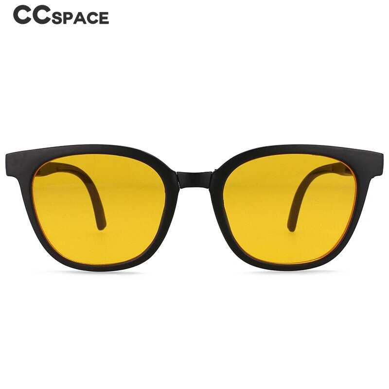 CCSpace Unisex Full Rim Square Tr 90 Resin Foldable Frame Sunglasses 54382 Sunglasses CCspace Sunglasses   