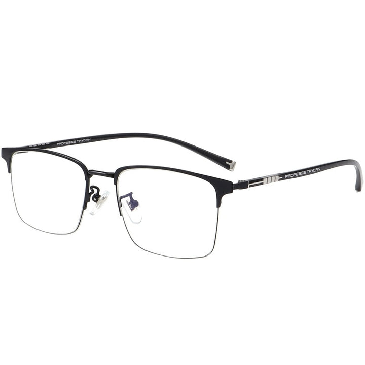 KatKani Unisex Full Rim Square Tr 90 Titanium Eyeglasses 7051 Full Rim KatKani Eyeglasses   