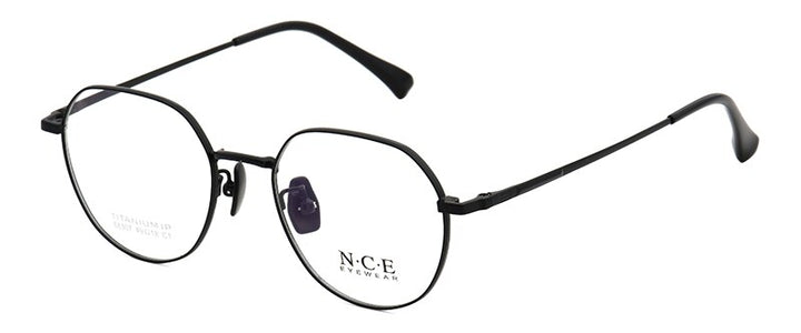Bclear Unisex Eyeglasses Full Rim Titanium Sc88307 Full Rim Bclear black  