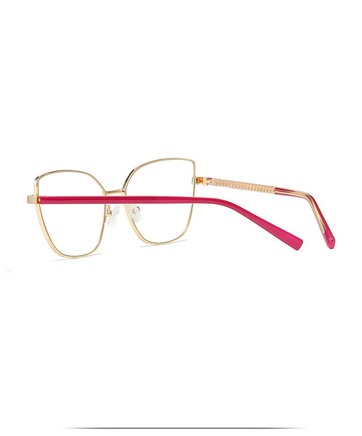 Hdcrafter Women's Full Rim Cat Eye Titanium Frame Eyeglasses 3002 Full Rim Hdcrafter Eyeglasses   