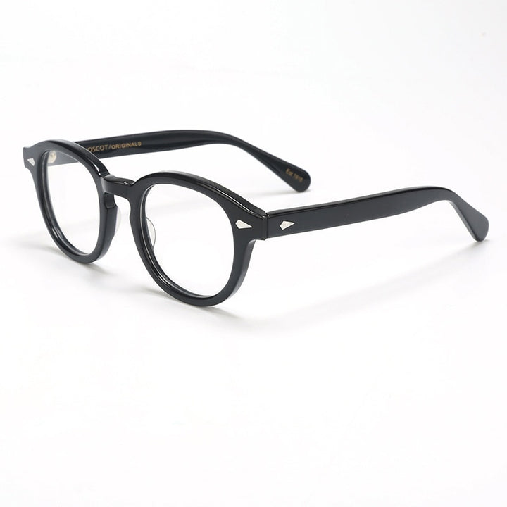 Bclear Unisex Full Rim Round Acetate Three Size S-M-L Frame Eyeglasses 1915 Full Rim Bclear   