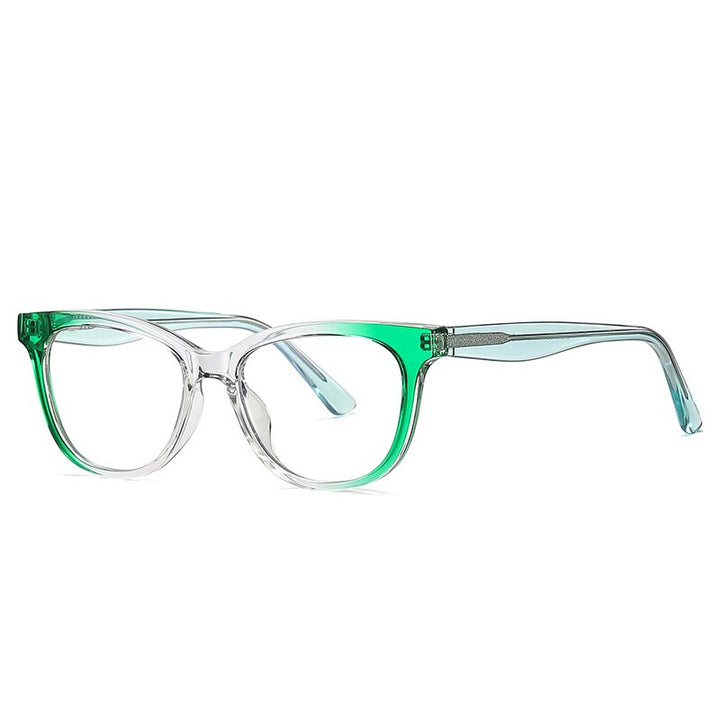 Zirosat Children's Unisex Full Rim Square Tr 90 + Cp Eyeglasses 20210 Full Rim Zirosat C2  