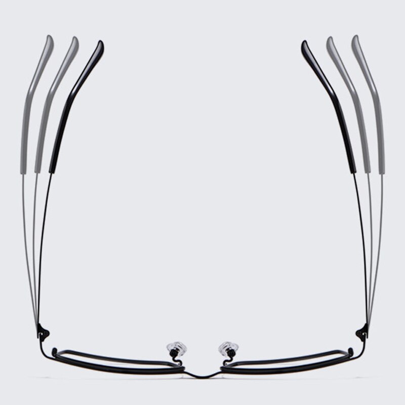 Hotochki Men's Full Rim Rectangle Titanium Alloy Frame Eyeglasses J85517 Full Rim Hotochki   